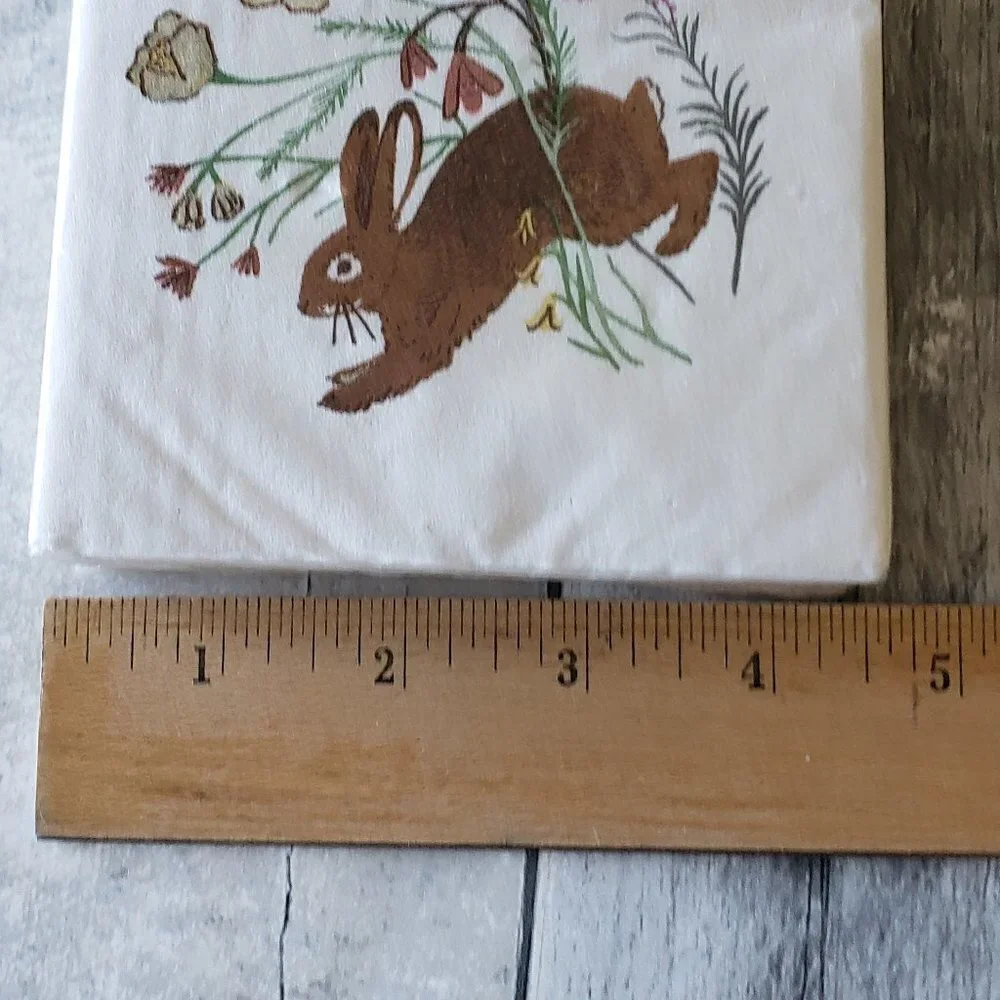 NWT – (Set of 3 pkgs) 16ct Paper Napkin per package Bunny Rabbit Flower